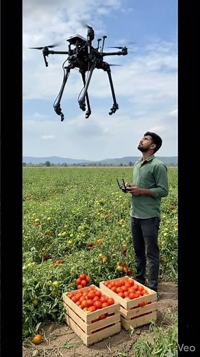 AI Farming Robot Harvesting Tomatoes | Smart Agriculture Technology