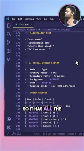 Extract any website's design system using CLI 🤯 #html #ai #javascript #coding #webdevelopment