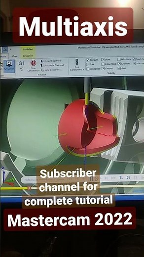 mastercam multiaxis programing| mastercam 2022 4 axis swarf milling | cnc programing #cnc #vmc