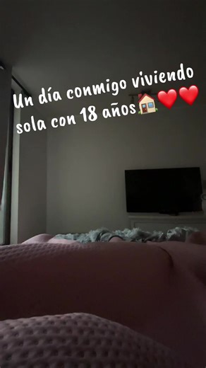 Un día agotador viviendo sola a los 18 años