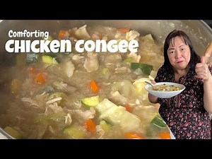 Chicken Congee with Vegetables