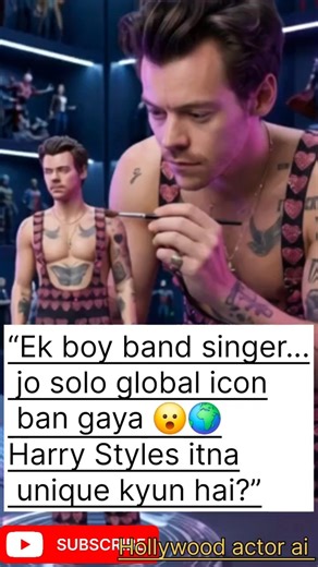 Harry Styles Making his new character #shorts #harrystyles #trending