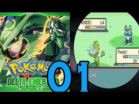 Pokemon Delta Emerald Walkthrough ROM HACK Part 1 - AWESOME START