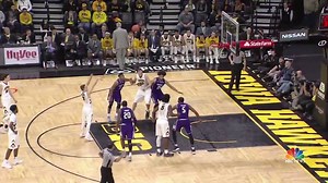 WATCH: Jordan Bohannon was one free throw away from breaking the Iowa school record, but he intentionally missed the shot so as to honor the record set by Chris Street -- an Iowa basketball legend who died in a car accident 25 years ago. Lester Holt has his story. | NBC Nightly News with Tom Llamas