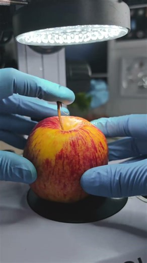 What’s really on your apple under a microscope
