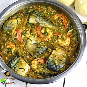Sea food okra soup (okro soup – gumbo) – Nigerian Food TV