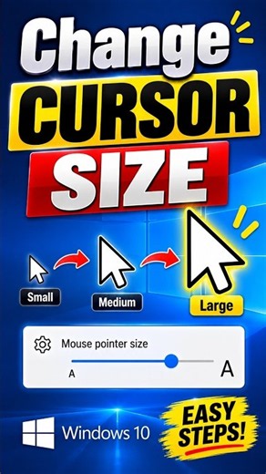 How To Change Mouse Cursor Size ( 2026 )