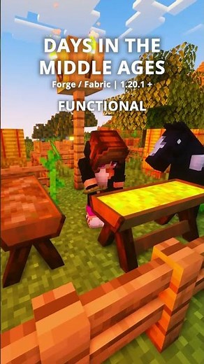 this mod bring rich medieval atmosphere to your Minecraft world!