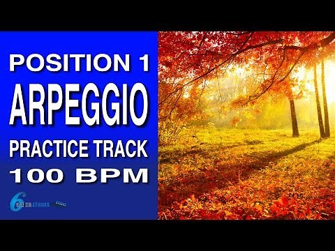 Arpeggios Backing Track Position 1| Six String Studies