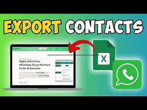 How to Export WhatsApp Group Contacts to Excel (Simple Export Guide)