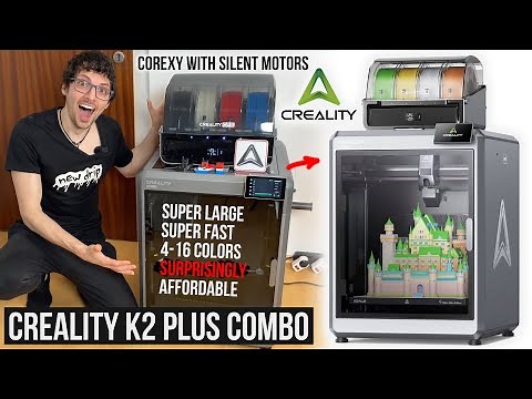 2025's Best Value Mega 3D Printer With CFS! - Creality K2 Plus Combo Review & Test (Up To 16 Colors)