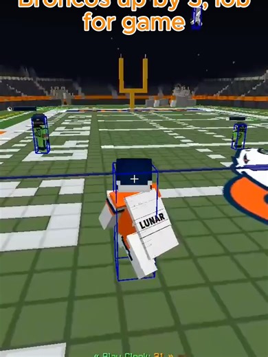 Broncos CB domes for game! #nflfootball #nfl #minecraft #sportsedits #sportstiktok #nflplayoffs