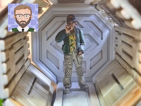 3D Printed Alien Nostromo Corridor Diorama