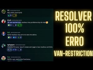 RESOLVER ERRO VALORANT VAN RESTRICTION / TPM 2.0 / SECURE BOOT EM 1 MINUTO!