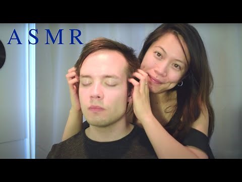 ASMR Men's Relaxing Head Massage ~ Face/Scalp