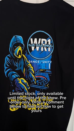 Our limited edition commemorative Altern8 t-shirt is out now. Pre-order only, comment below for details on how to order! | WR1 - We Are One Events | Facebook