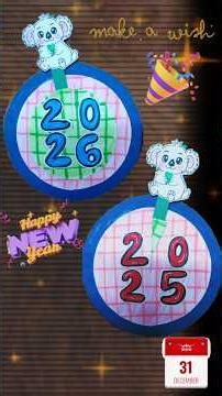 DIY New Year Card #creative #shorts #diy#youtubeshorts #viralshorts #giftideas #newyear #craft #cute