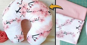 Super Comfy Neck Pillow Sewing Tutorial