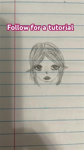 How to draw a basic face #satvi_sachita