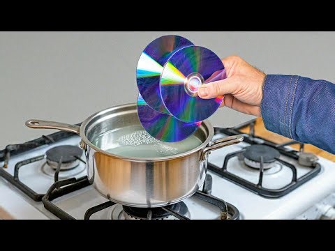 Never throw away old CD disc, collect them and turn them into dollars!