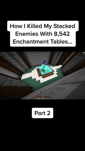 Building an Obsidian Farm & Trapping Enemies with Enchantment Tables
