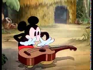 Mickey Cartoons Hawaiian Holiday Walt Disney Cartoon Movie 1937