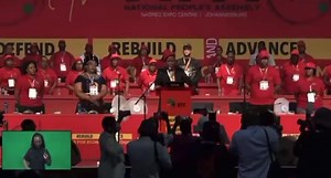 Julius Malema pays emotional tribute to his late grandmother and acknowledges family support in political reportJulius Malema, the leader of the Economic Freedom Fighters (EFF), concluded his political report with a deeply emotional tribute to his late grandmother. He shared heartfelt words of gratitude towards his wife, family, and friends, acknowledging their steadfast support throughout his political career. | MDN News