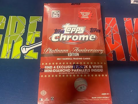New Release!! 2021 Topps Chrome Platinum Anniversary Hobby Lite Box Opening!!