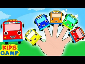 🚌🌈 Wheels On The Bus Colors Finger Family + More Finger Family Rhymes