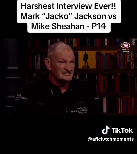 Part 14 | Mark “Jacko” Jackson being ruthless #afl #aflclutchmoments #crazy #interview #fyp #trendingvideo