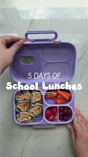 5 Easy School Lunch Ideas for Kids 🍎 | A Week of Easy Lunches