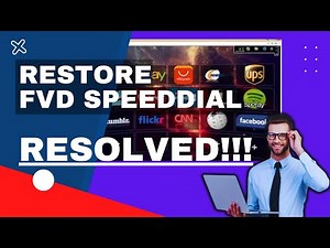 |SOLVED| Mozilla Firefox Extension FVD Speeddial addon disabled |Restore|