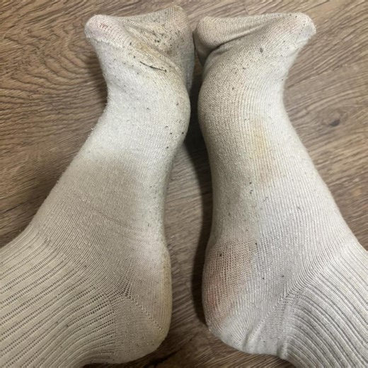 White socks with black stripes  #stripedsocks #socks... | Depop