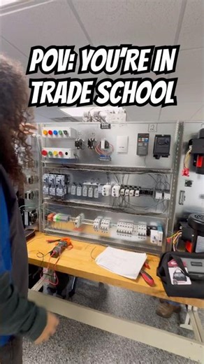 SEQUENCE STARTING AND STOPPING FOR THREE MOTORS?!!⚡️⚡️⚡️ #electrician #tradeschool #trades #ssxsnide