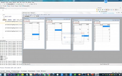 java modbus 写的寄存器，操作案例，自动化技术。