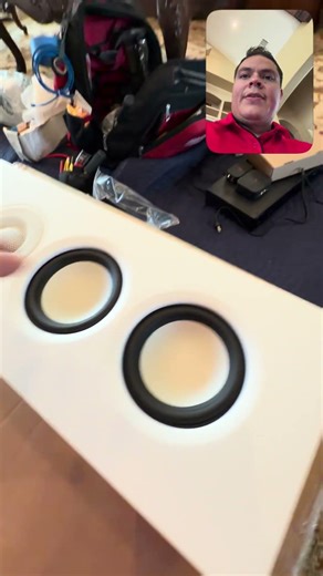 ELAC Muro on-wall speakers + Definitive Technology SM20