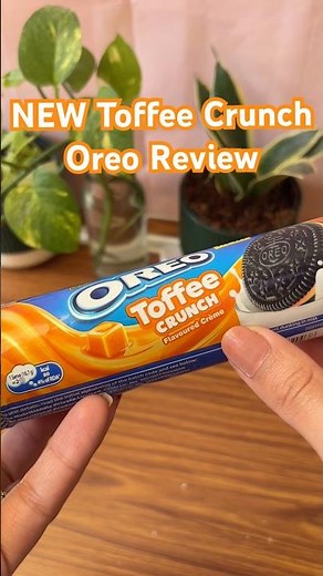 NEW Oreo in India | Oreo Toffee Crunch Honest Review | Oreo New Flavour | Toffee Crunch #oreo