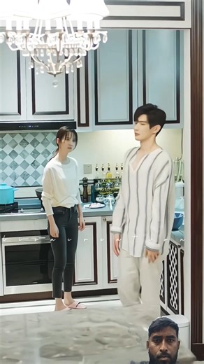 He splashed water on her..