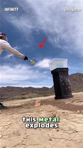 This Metal Explodes in Water 😳
