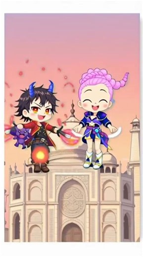 Pop Demon Hunters’ Fun Trip at the Taj Mahal, India | Moral Lesson #shorts #viral #fairytales