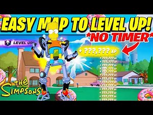 *NEW* NO TIMER Fortnite XP Map to LEVEL UP FAST in Chapter 6 Season 5 / Simpsons (EARN XP)