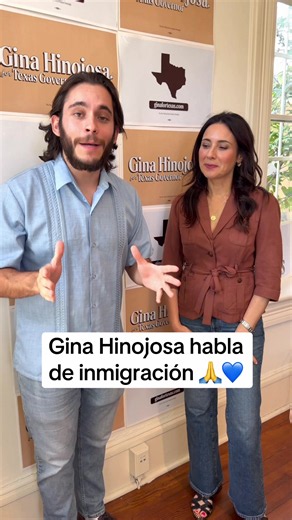 La futura gobernadora de Texas Gina Hinojosa habla de inmigración 🙏💙 | why did gina get fired