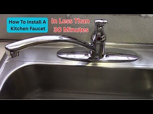 How To Replace A Kitchen Faucet