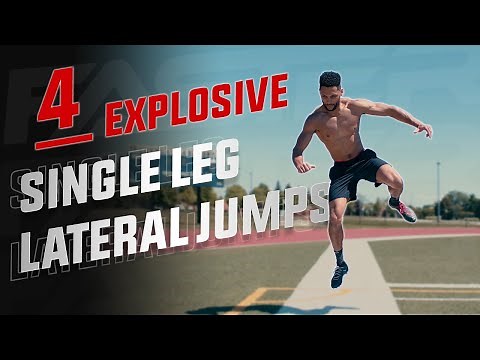 4 Explosive Single Leg Lateral Jumps | Speed & Agility Training