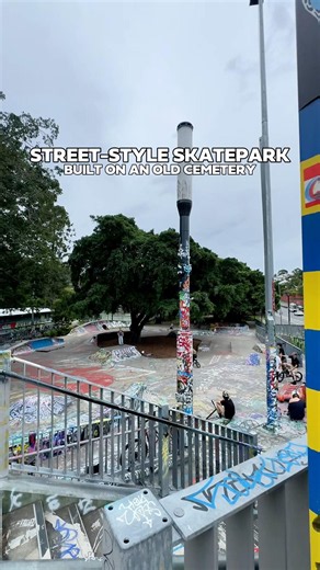[ THINGS TO DO ] THIS INNER-CITY SKATEPARK NEXT TO SUNCORP STADIUM IS BUILT ON A FORMER CEMETERY