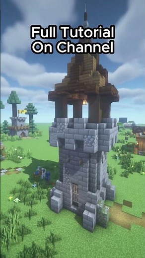 How to Build a Small Medieval Watchtower in Minecraft