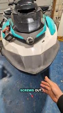 How to Replace Sea-Doo Front Bumper / Nose Cover (GTX, RXT, RXP) #shorts #seadoo