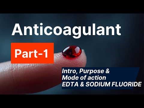Anticoagulant Introduction, Purpose & Mode of Action | EDTA vs Sodium Fluoride