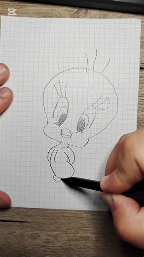 drawing a tweety #art #drawing