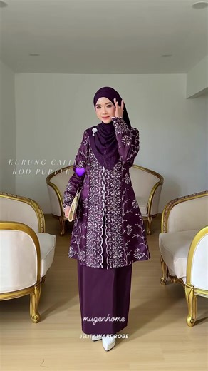 Warna ni pon cantik 💜 Kurung Caliana ni baru je release tau, nampak glam sgt kalau pakai untuk majlis, kenduri atau annual dinner 😍 5 warna pilihan, dengan sulaman penuh yang nampak eksklusif dan mewah ✨ Dapatkan kat sini, stok terhad tau 👇 🧡 https://s.shopee.com.my/5AkUr3PrGE 💛 https://vt.tiktok.com/ZSHctN8nCgF5E-PzFO4/ | Mugen Home